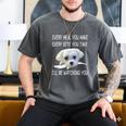 Maltese Dog Watching Owner Quote Puppy Mom Dad Men Women Girls Kids Men's Comfort Colors T-Shirt Pepper