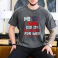 My MAMA Did It And She Did It For Me Graduation Nurse Men's Comfort Colors T-Shirt Pepper