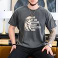 Man Of God Husband Daddy Protector Hero Lion Father's Day Men's Comfort Colors T-Shirt Pepper
