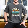 Man's Pickleball Dad Like A Regular Dad But Cooler Men's Comfort Colors T-Shirt Pepper