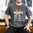Mechanic Men Dad Hourly Rate Car Auto Garage Mechanic Men's Comfort Colors T-Shirt Pepper