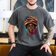 Melanin Girl Afro Book Lover Librarian Teacher Student Men's Comfort Colors T-Shirt Pepper
