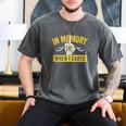 In Memory Of When I Cared Sarcastic Don't Care Finger Men's Comfort Colors T-Shirt Pepper