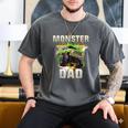 Monster Truck Dad Monster Truck Are My Jam Adults Kids Men's Comfort Colors T-Shirt Pepper