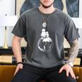 Moon And Astronaut Dad And Baby Space For Father's Day Men's Comfort Colors T-Shirt Pepper Moon And Astronaut Dad And Baby Space For Father's Day Men's Comfort Colors T-Shirt Pepper