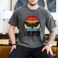 I Like Moths And Maybe 3 People Insect Moth Lovers Introvert Men's Comfort Colors T-Shirt Pepper