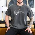 Musical Notes Music Dad Text In Treble Clef T-Shirt T-Shirt Men's Comfort Colors T-Shirt Pepper