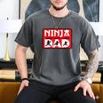 Ninja Dad Matching Family Ninja Warrior Men's Comfort Colors T-Shirt Pepper
