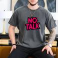 No Small Talk Zone – Introvert Quote Men's Comfort Colors T-Shirt Pepper No Small Talk Zone – Introvert Quote Men's Comfort Colors T-Shirt Pepper