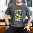 Not Anti Social Just Selectively Social Introvert Men's Comfort Colors T-Shirt Pepper