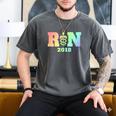 Nurse Graduation Shirt RN Est 2018 Rainbow Tshirt Men's Comfort Colors T-Shirt Pepper