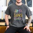 OMG It's My Son's Birthday Happy Bday Tie Dye Mom Dad Men's Comfort Colors T-Shirt Pepper