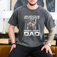 I Once Protected Him Now He Protects Me Proud Army Dad Men's Comfort Colors T-Shirt Pepper