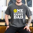 One Happy Dude Dad 1st Birthday Family Matching Men's Comfort Colors T-Shirt Pepper