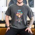 Owl Dad Birthday Party Dad Of The Birthday Girl Owl Men's Comfort Colors T-Shirt Pepper