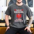 Paramedic School Graduation Shirt Survivor Men's Comfort Colors T-Shirt Pepper