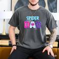 Parents Mom Spider Dad Matching Family Birthday Men's Comfort Colors T-Shirt Pepper