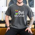 Peace Out 5th Grade Tie Dye Graduation Class Of 2026 Men's Comfort Colors T-Shirt Pepper