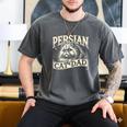 Persian Cat Dad Persian Cats Persian Cat Lover Men's Comfort Colors T-Shirt Pepper