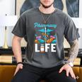 Pharmacy Life Pharmacist Chemist Student PharmD Graduation Men's Comfort Colors T-Shirt Pepper