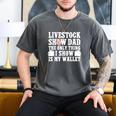 Pig Show Dad Pig Show Father Men's Comfort Colors T-Shirt Pepper