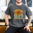 Please Be Kind I'm From The 1900s Penny Farthing Men's Comfort Colors T-Shirt Pepper