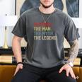 Plumber The Man The Myth The Legend Dad Hero Men's Comfort Colors T-Shirt Pepper