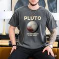 Pluto Never Forget 1930-2006 Planet Space Science Nostalgia Premium Tri-Blend Men's Comfort Colors T-Shirt Pepper
