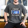 Police Academy Shirt Police Officer Graduation Men's Comfort Colors T-Shirt Pepper