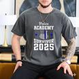 Police Academy Survivor 2025 Graduation Police School Men's Comfort Colors T-Shirt Pepper