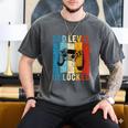 Pregnancy Announcement Dad Level Unlocked New Daddy Father Men's Comfort Colors T-Shirt Pepper