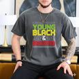 Proud African American Educated Graduation Men's Comfort Colors T-Shirt Pepper