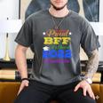Proud Bff Of 2022 Graduate Class 2022 Graduation Family Men's Comfort Colors T-Shirt Pepper