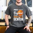 Proud Boyfriend Of A 2025 Senior Graduation Basketball Men's Comfort Colors T-Shirt Pepper