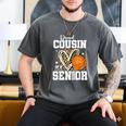 Proud Cousin Of A 2026 Senior Basketball Graduation Leopard Men's Comfort Colors T-Shirt Pepper