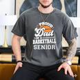 Proud Dad Of A 2025 Senior Basketball Graduation Men's Comfort Colors T-Shirt Pepper