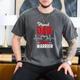 Proud Dad Of a Heart Warrior CHD Awareness Shirt Gift Men's Comfort Colors T-Shirt Pepper