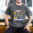 Proud GRANDMA Of a 2025 PRE-K Graduate -Graduation Men's Comfort Colors T-Shirt Pepper