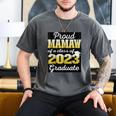 Proud Mamaw Of 2023 Graduate Class 2023 Graduation Family Men's Comfort Colors T-Shirt Pepper