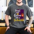 Proud Queen PhD Graduate PhD Graduation Doctorate Men's Comfort Colors T-Shirt Pepper
