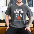 Proud Senior Tia 2026 Graduation Basketball Player Men's Comfort Colors T-Shirt Pepper