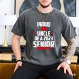 Proud Uncle Of A 2023 Senior Class Of 2023 Graduation Men's Comfort Colors T-Shirt Pepper