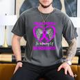 Purple In Memory Of Granddaughter Epilepsy Memorial Graphic Men's Comfort Colors T-Shirt Pepper Purple In Memory Of Granddaughter Epilepsy Memorial Graphic Men's Comfort Colors T-Shirt Pepper