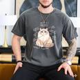 Ragdoll Cat Anatomy Cute Pet Mom Dad Cream Bicolor Men's Comfort Colors T-Shirt Pepper