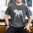 Rescue Is My Favorite Breed T Shirt Pitbull Mam Dad Shirt Men's Comfort Colors T-Shirt Pepper