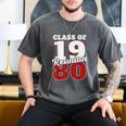 Reunion 1980 Class Of 1980 Reunion 80 Graduation 1980 Men's Comfort Colors T-Shirt Pepper