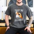 Rosie Riveter Nurse Shirt Nurse Graduation Shirt Men's Comfort Colors T-Shirt Pepper