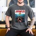 Rottie Rottweiler Jowls Burger Giant Tank Dog Mom Dad Men's Comfort Colors T-Shirt Pepper