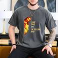 I Saw That I'm Telling Dad Religious Christian Jesus Men's Comfort Colors T-Shirt Pepper