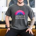 Secretly Bisexual Bi Introvert Bi Pride Antisocial LGBTQ Men's Comfort Colors T-Shirt Pepper Secretly Bisexual Bi Introvert Bi Pride Antisocial LGBTQ Men's Comfort Colors T-Shirt Pepper